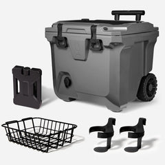 BrüTank 35-Quart Ultimate Day Trip Cooler Bundle | Charcoal