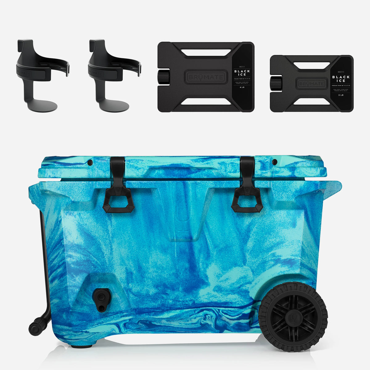 BrüTank 55-Quart Double Drink Holder Cooler Bundle